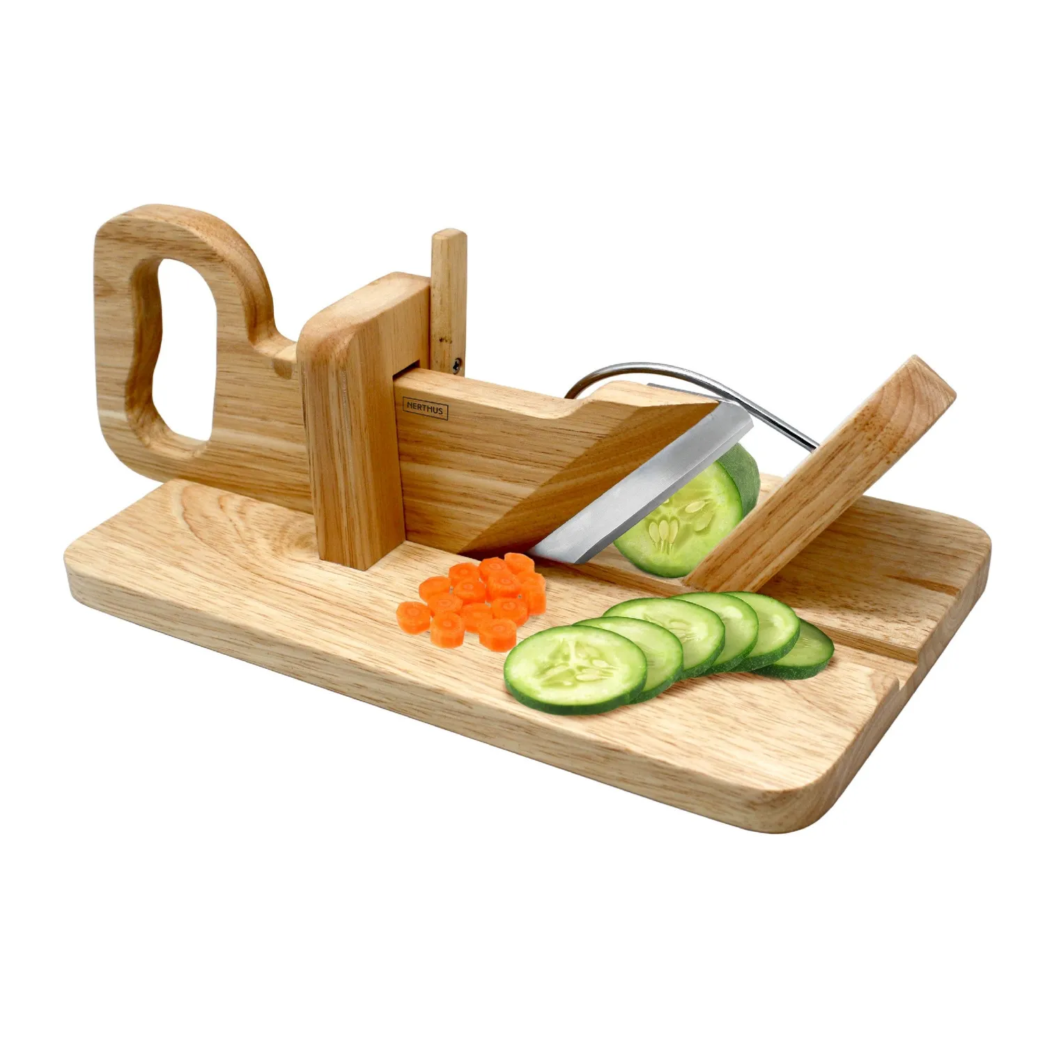 VinBouquet Ghigliottina Legno per Salumi Lama Inox