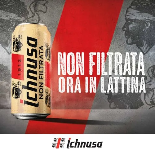 Ichnusa Non Filtrata birra 24 lattine da 44 cl