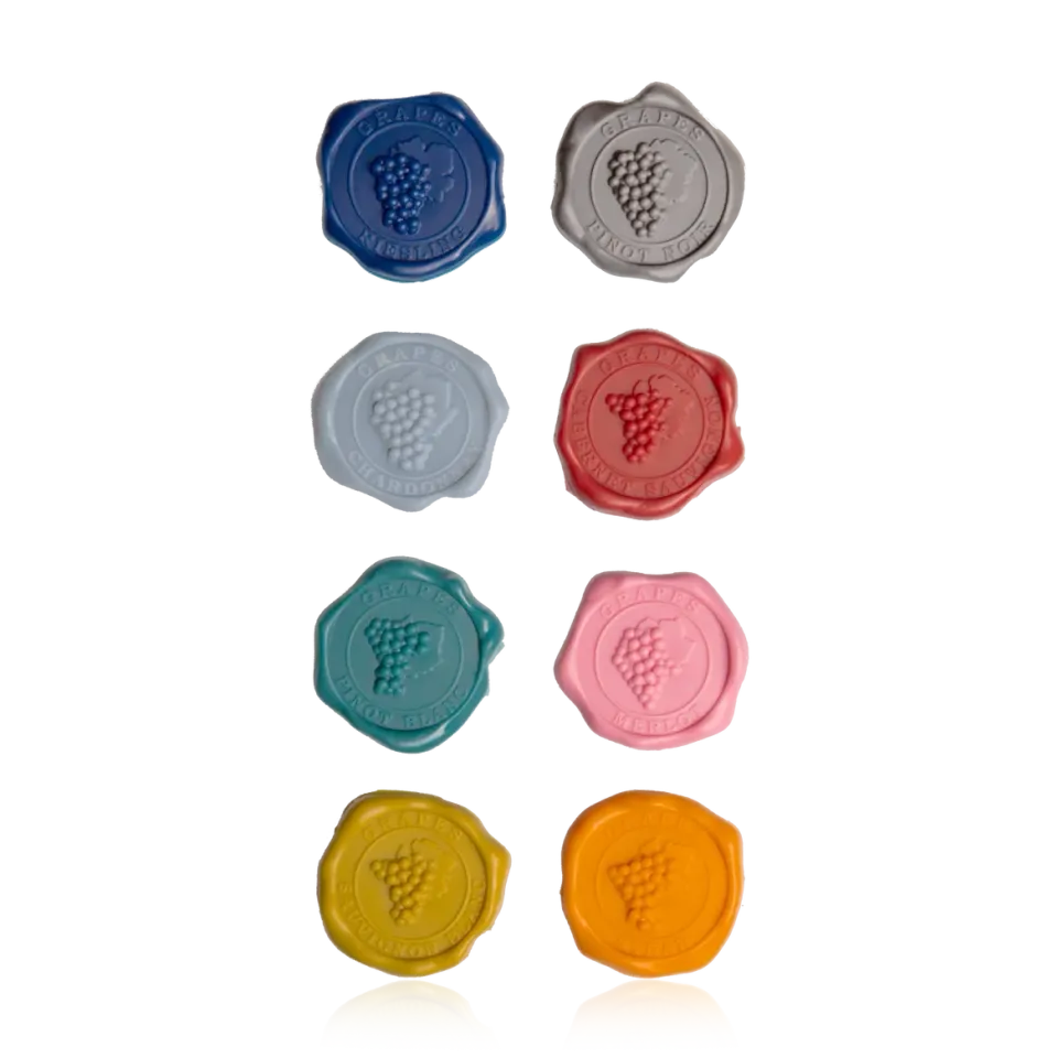 Vacuvin Glass Markers Classic segnabicchieri 8 pezzi