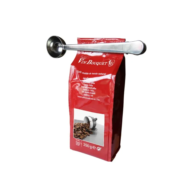 VinBouquet Cucchiaio 2 in 1 con Pinza per caffè