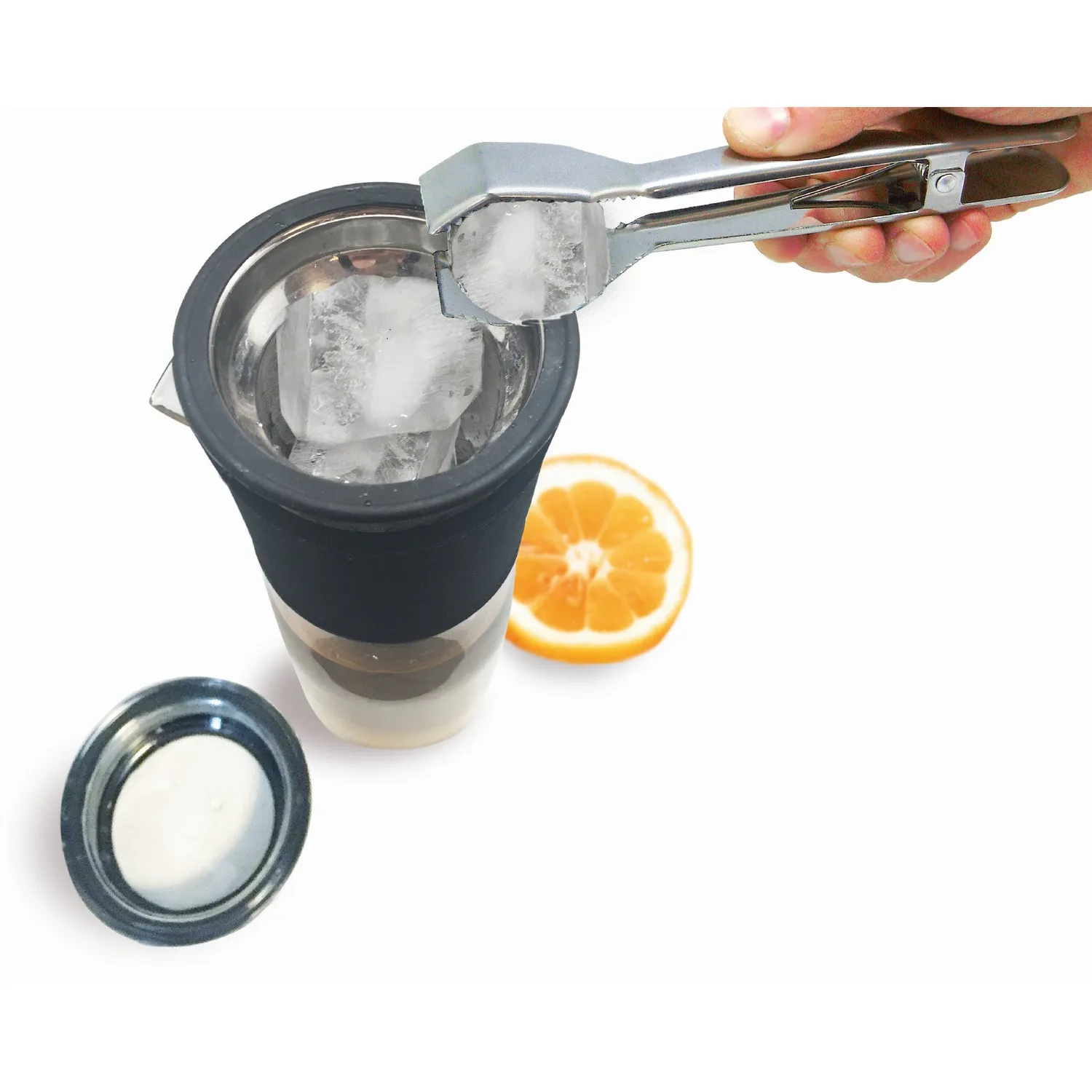 VinBouquet caraffa refrigerante in vetro 750 ml con filtro per ghiaccio