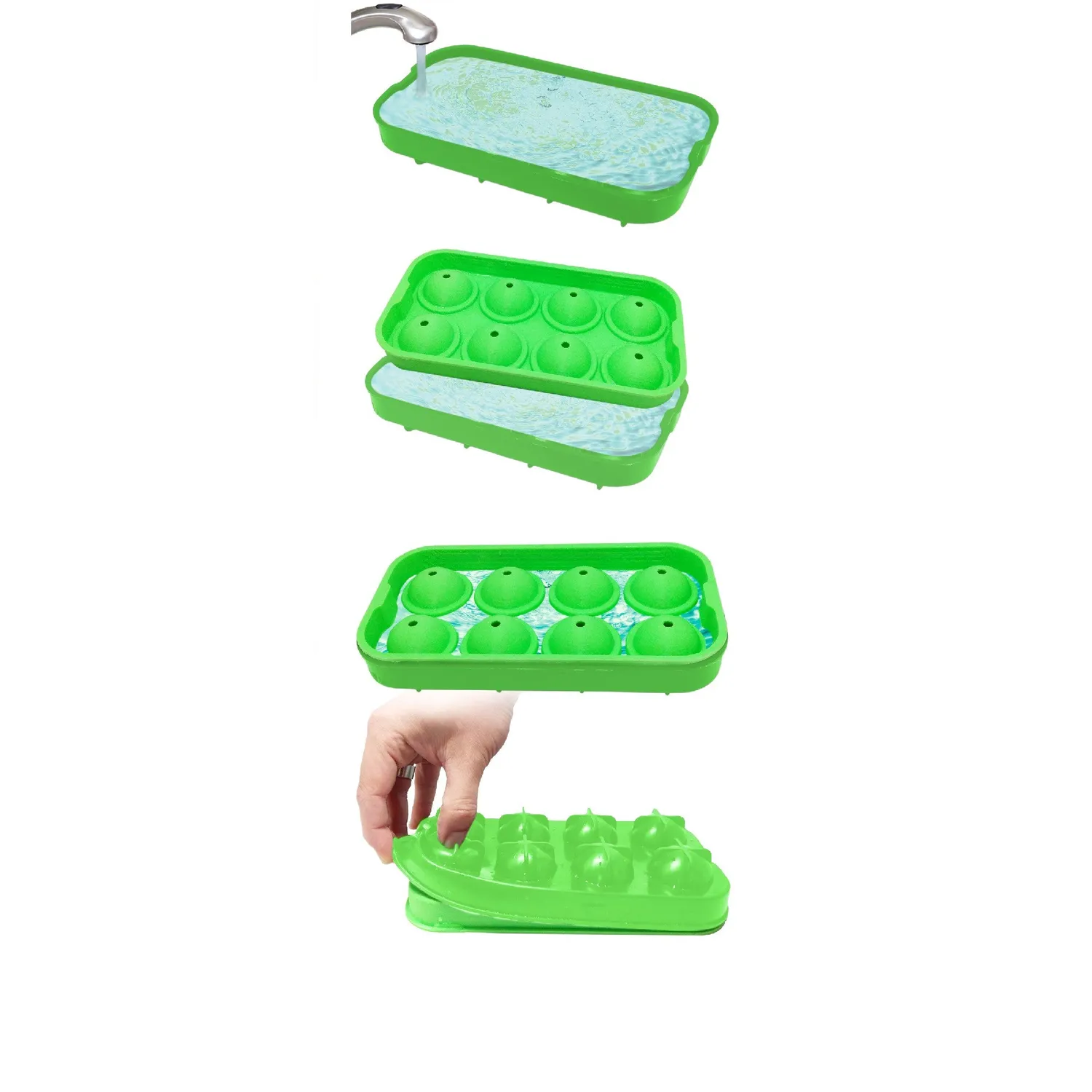 VinBouquet stampo per ghiaccio rotondo in silicone