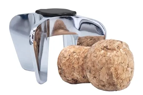 Vin Bouquet apribottiglie per Champagne e spumante cromato
