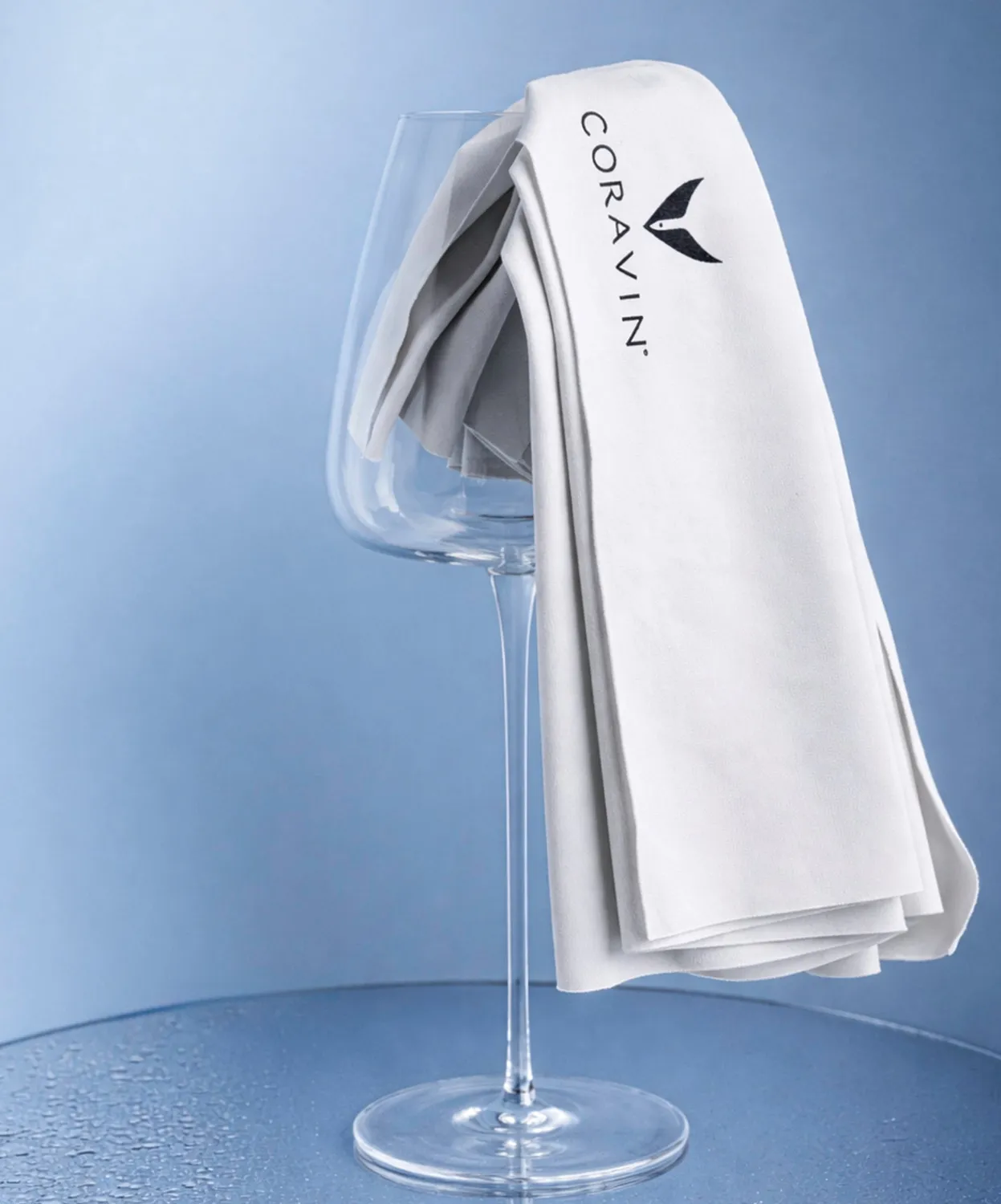 Coravin x Birdy.Tex panno bicchieri microfibra senza aloni
