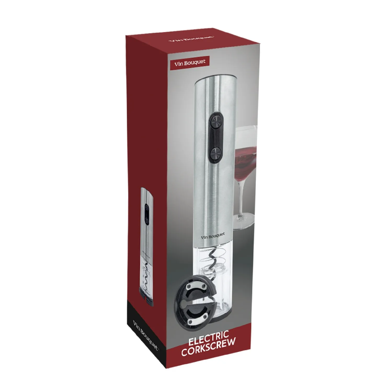 VinBouquet Cavatappi Elettrico Acciaio Automatico