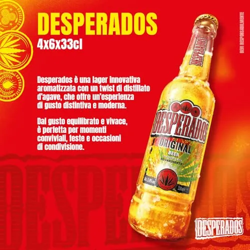 Desperados Birra Lager Cassa 24x33cl 5,9%