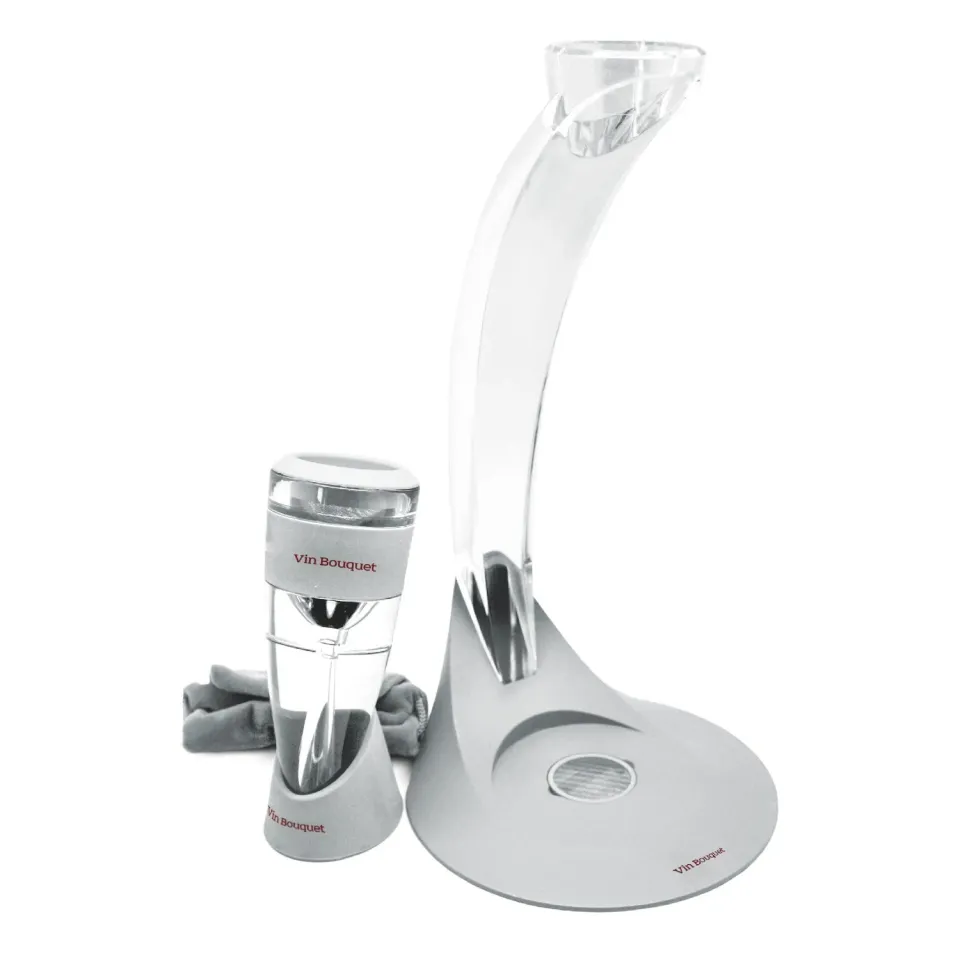 VinBouquet Set di aeratore per vino con base