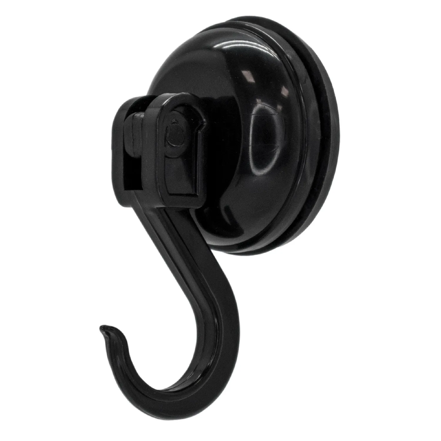VinBouquet Gancio Ventosa Cucina ABS Nero a Pressione