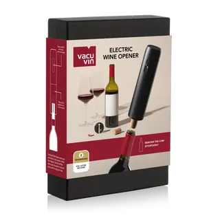 Vacuvin set vino elettrico con apribottiglie e pompa sottovuoto