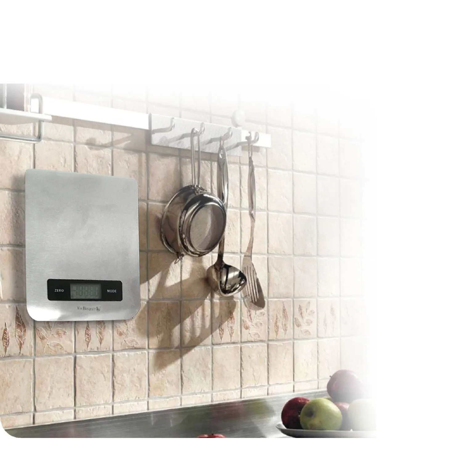 VinBouquet Bilancia Digitale da Cucina Acciaio Inox 5 kg