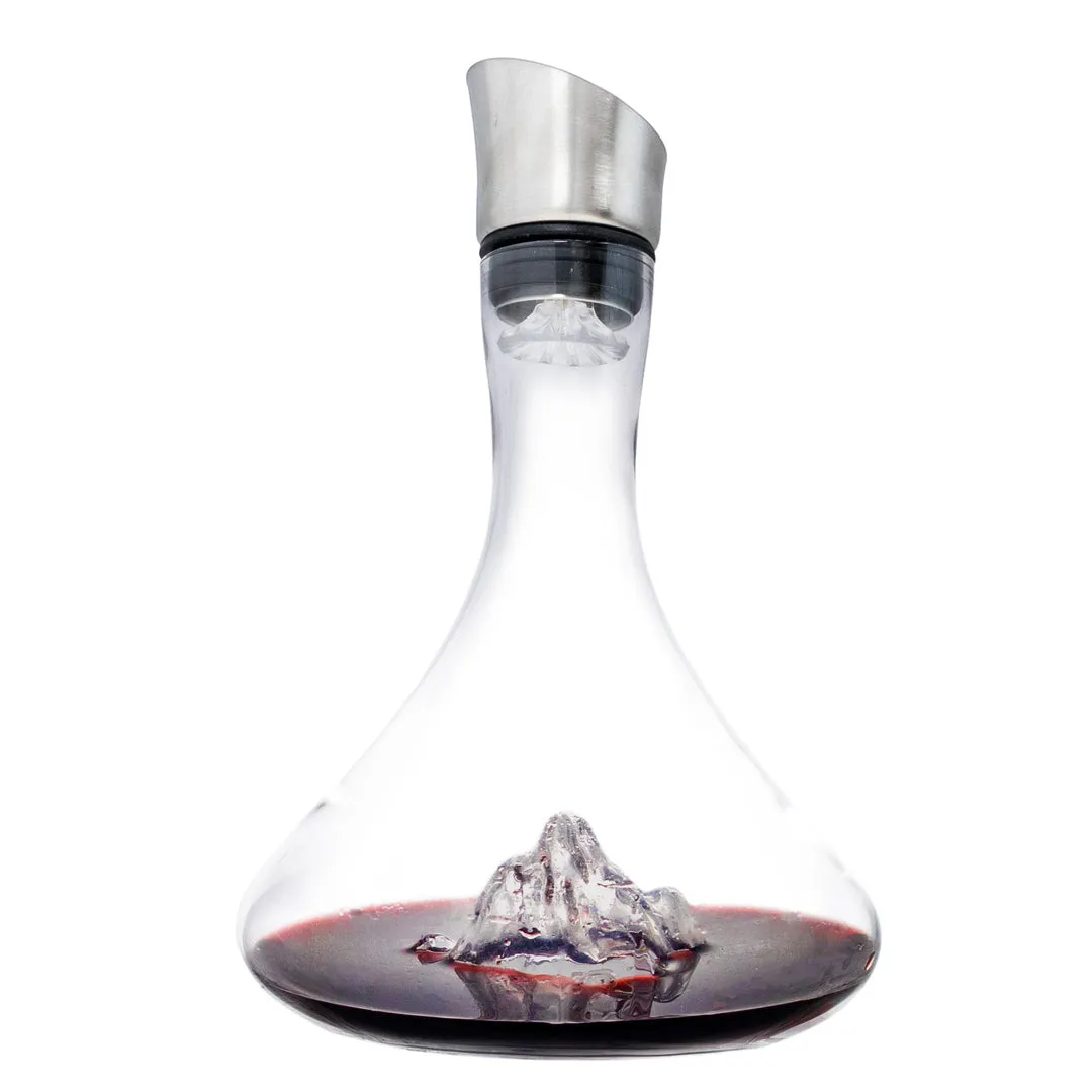 VinBouquet decanter Montagna 1,5 L con ossigenatore