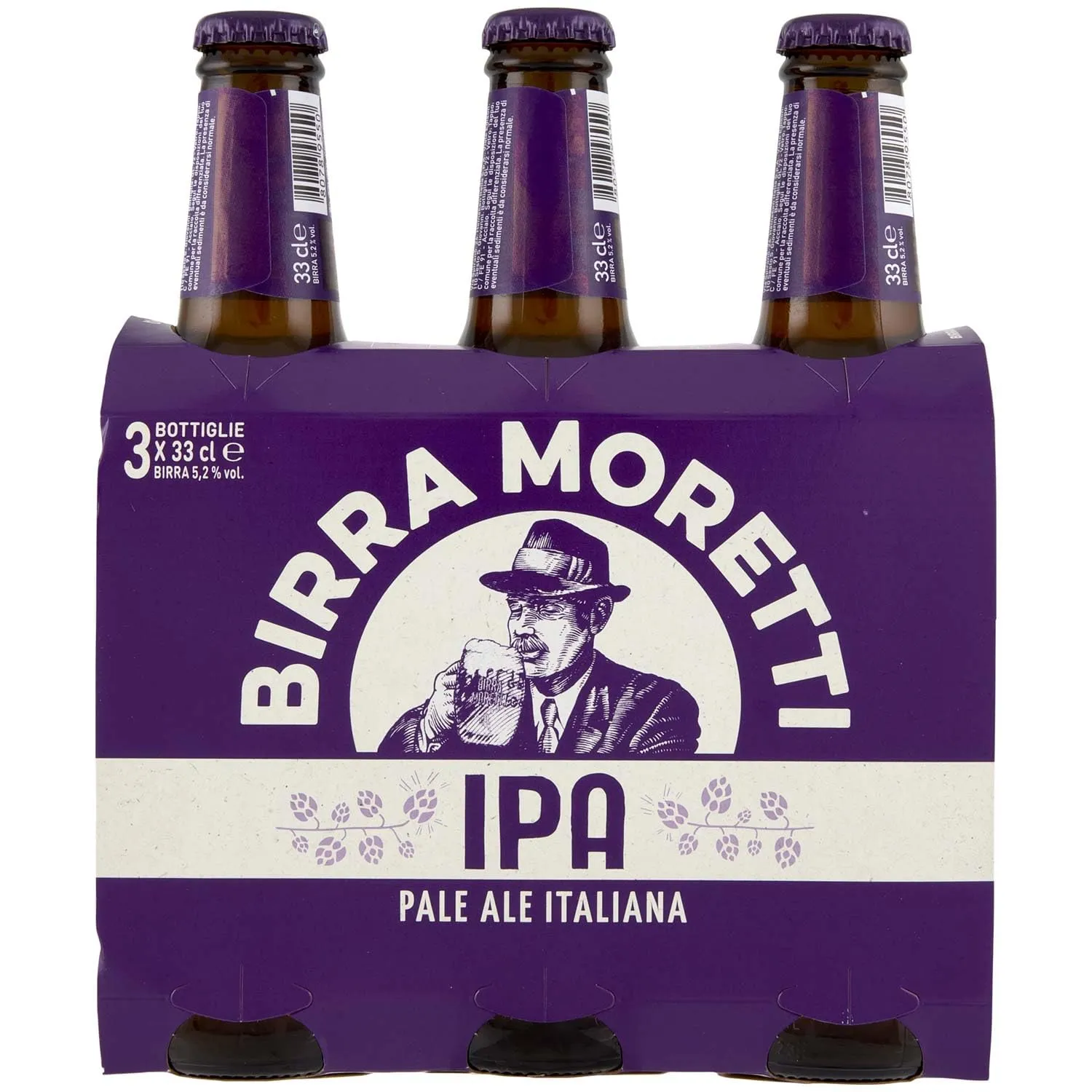 Birra Moretti IPA Birra 3x33 cl Luppolata a Freddo