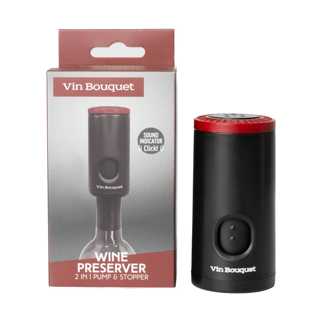 VinBouquet tappo vino sottovuoto con segnale sonoro