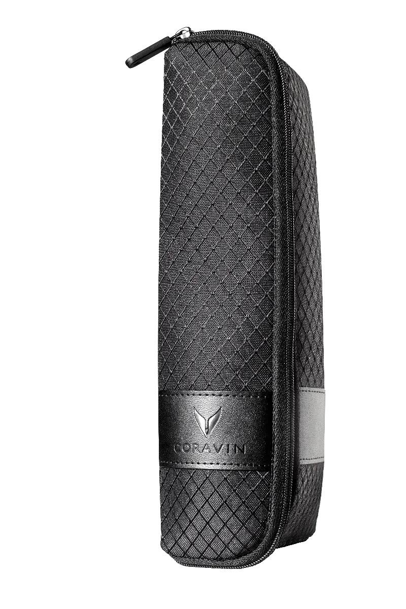 Coravin Timeless custodia trasporto morbida con tasche