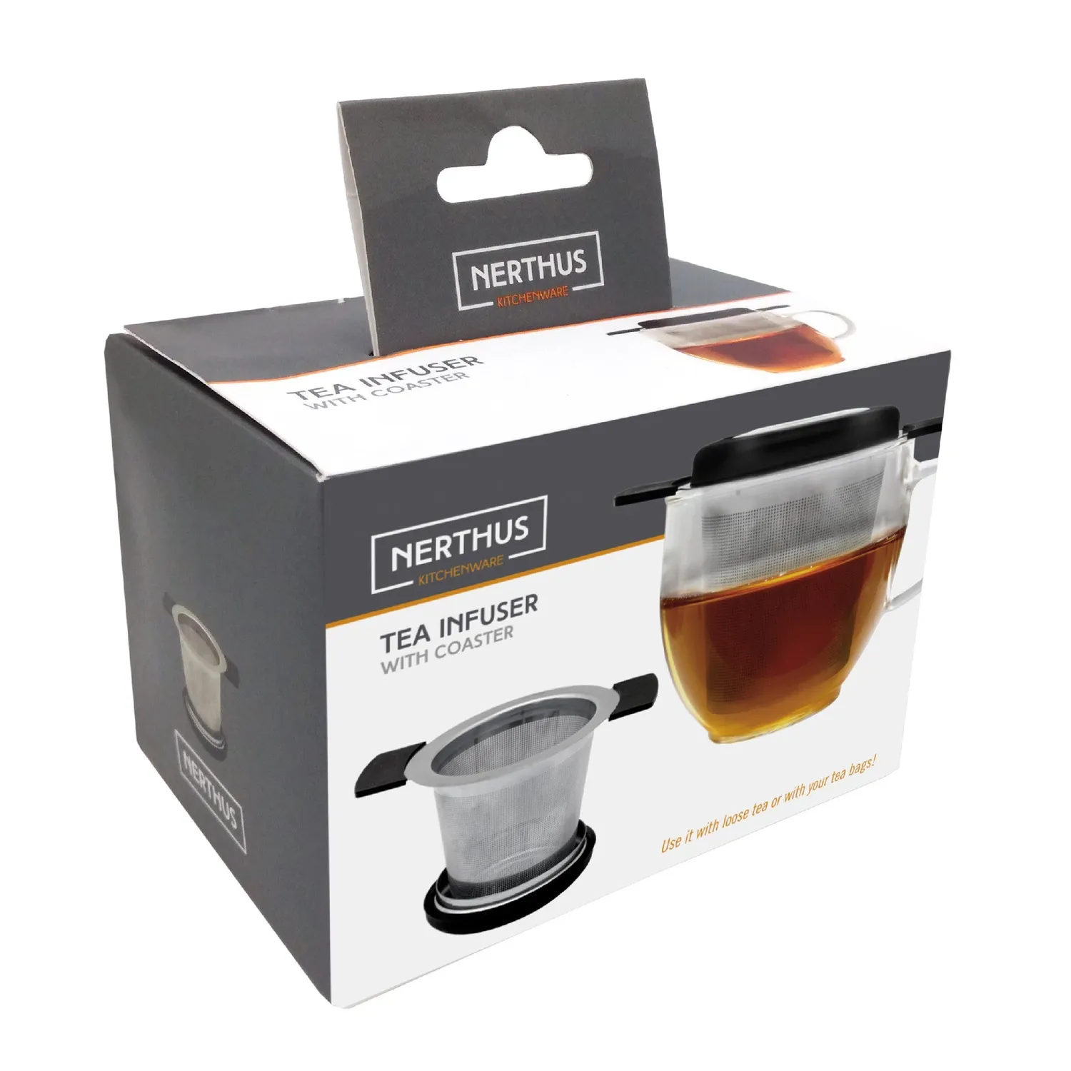 VinBouquet Filtro per Tè in Acciaio Inox da Tazza