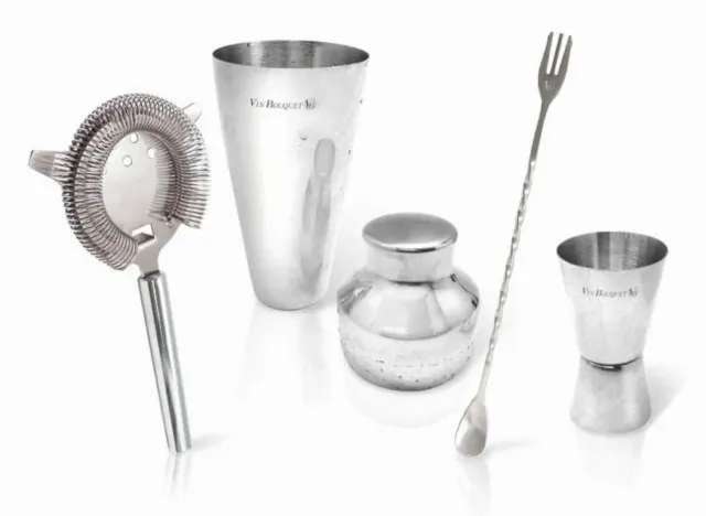 Vin Bouquet FIK 001 Set Cocktail Acciaio Inox 4 Pezzi