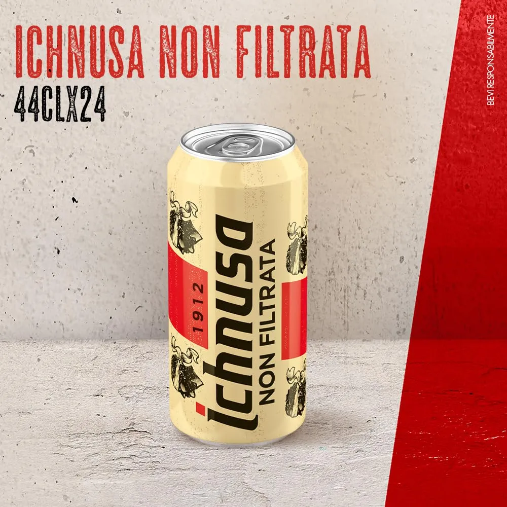 Ichnusa Non Filtrata birra 24 lattine da 44 cl