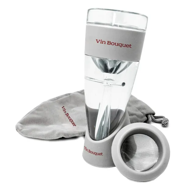 Vin Bouquet FIA 002 Aeratore Vino con Base e Sacchetto