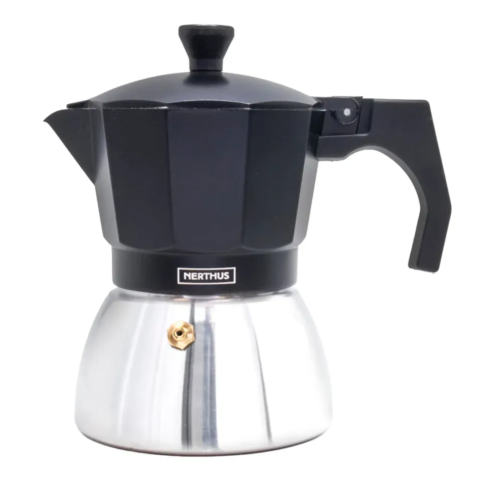 VinBouquet Moka Induzione Acciaio Ottagonale