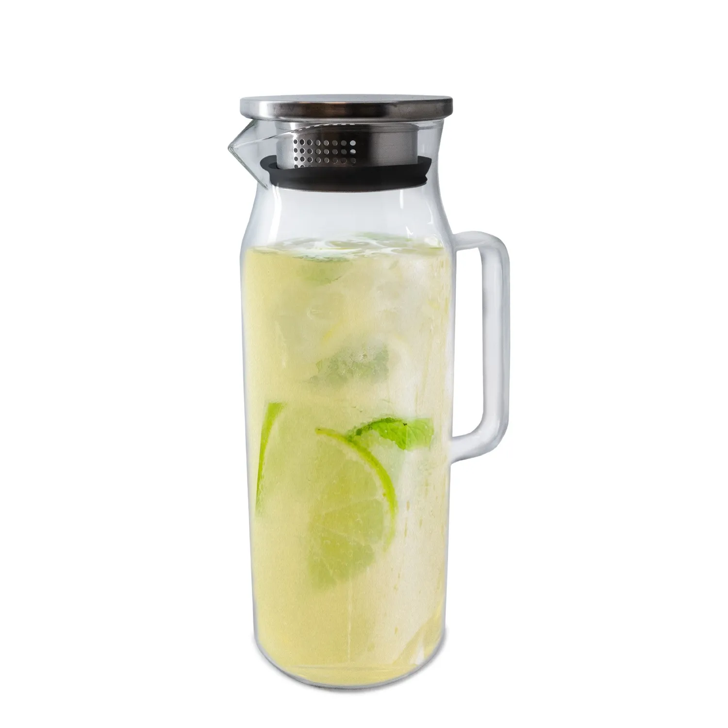 VinBouquet Brocca di Vetro 1,5 L con filtro in acciaio inox