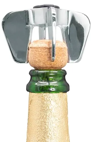Vin Bouquet apribottiglie per Champagne e spumante cromato