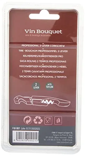 Vin Bouquet FID 007 cavatappi sommelier a 2 tempi
