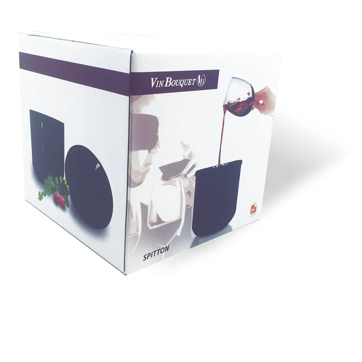 Vin Bouquet FIA 103 sputacchiera plastica nera degustazione