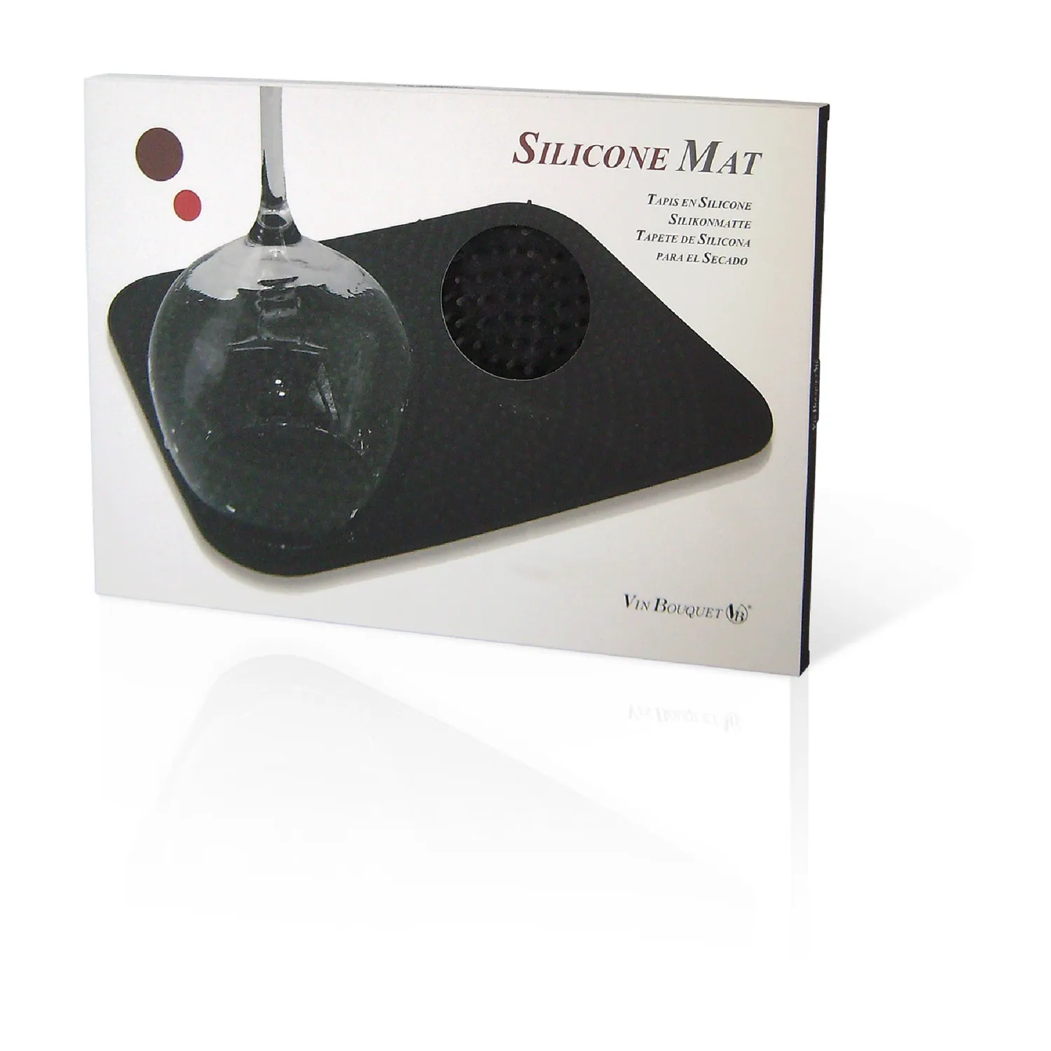 VinBouquet Tappetino asciuga calici in silicone antiscivolo