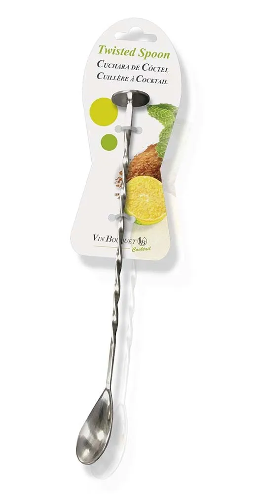 Vin Bouquet FIK 025 Cucchiaio Cocktail Nero Inox