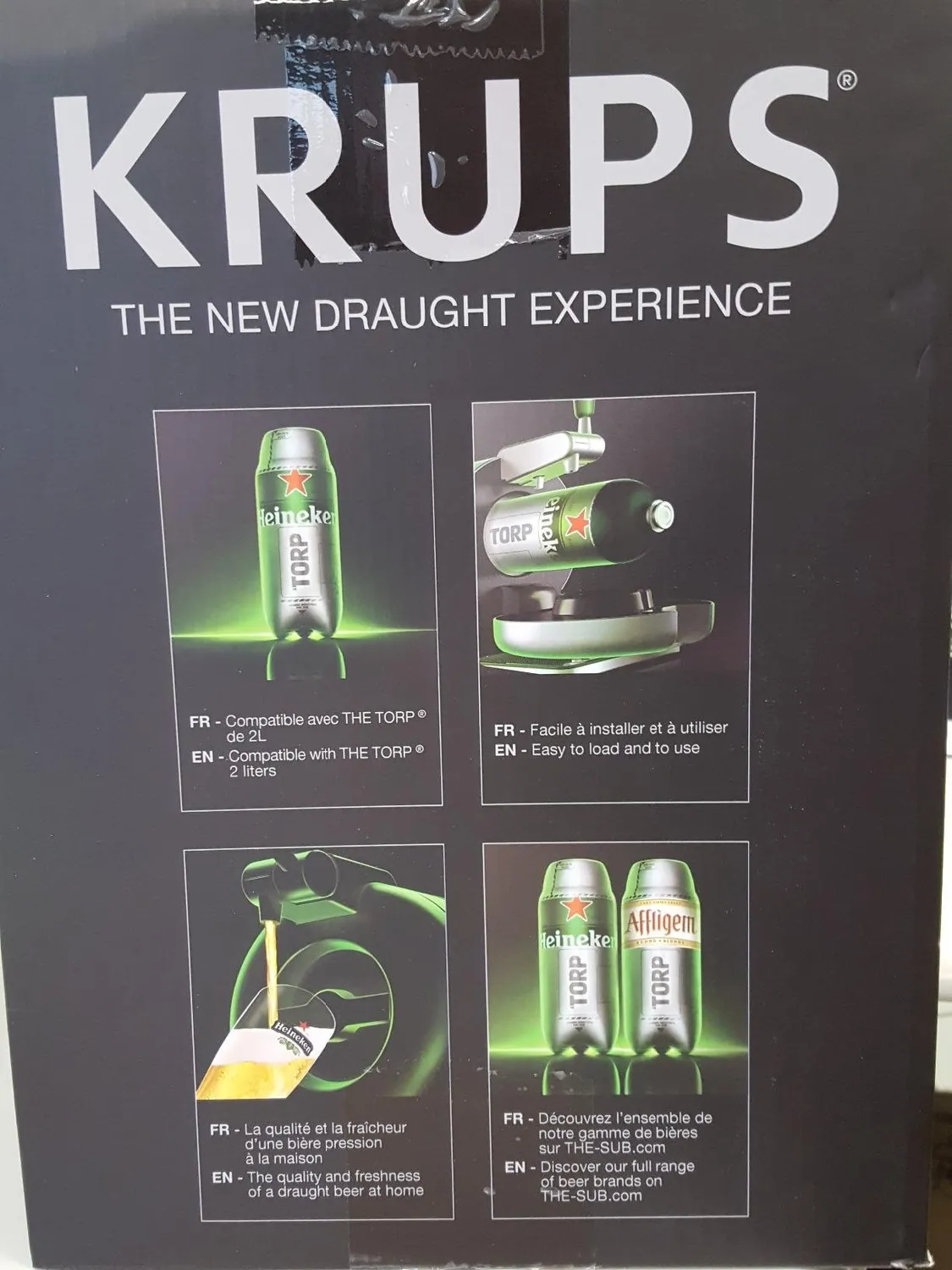 Krups THE SUB Grey Edition VB650B Spillatore Birra 2L
