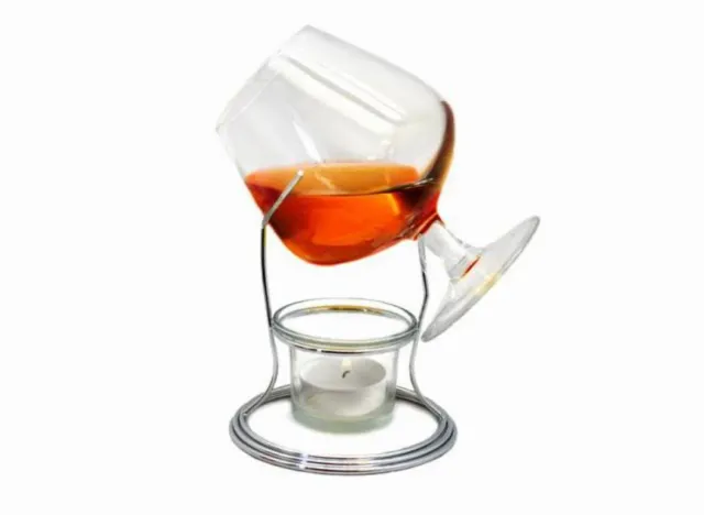 Vin Bouquet FIA 269 Scaldabrandi Cognac Acciaio Inox con Candela
