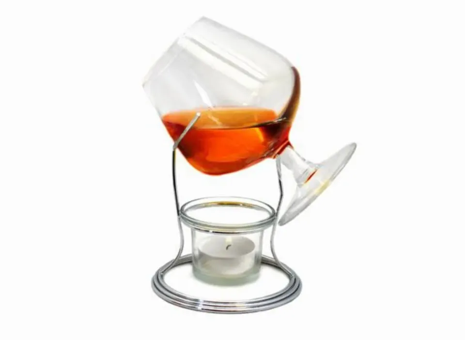 Vin Bouquet FIA 269 Scaldabrandi Cognac Acciaio Inox con Candela