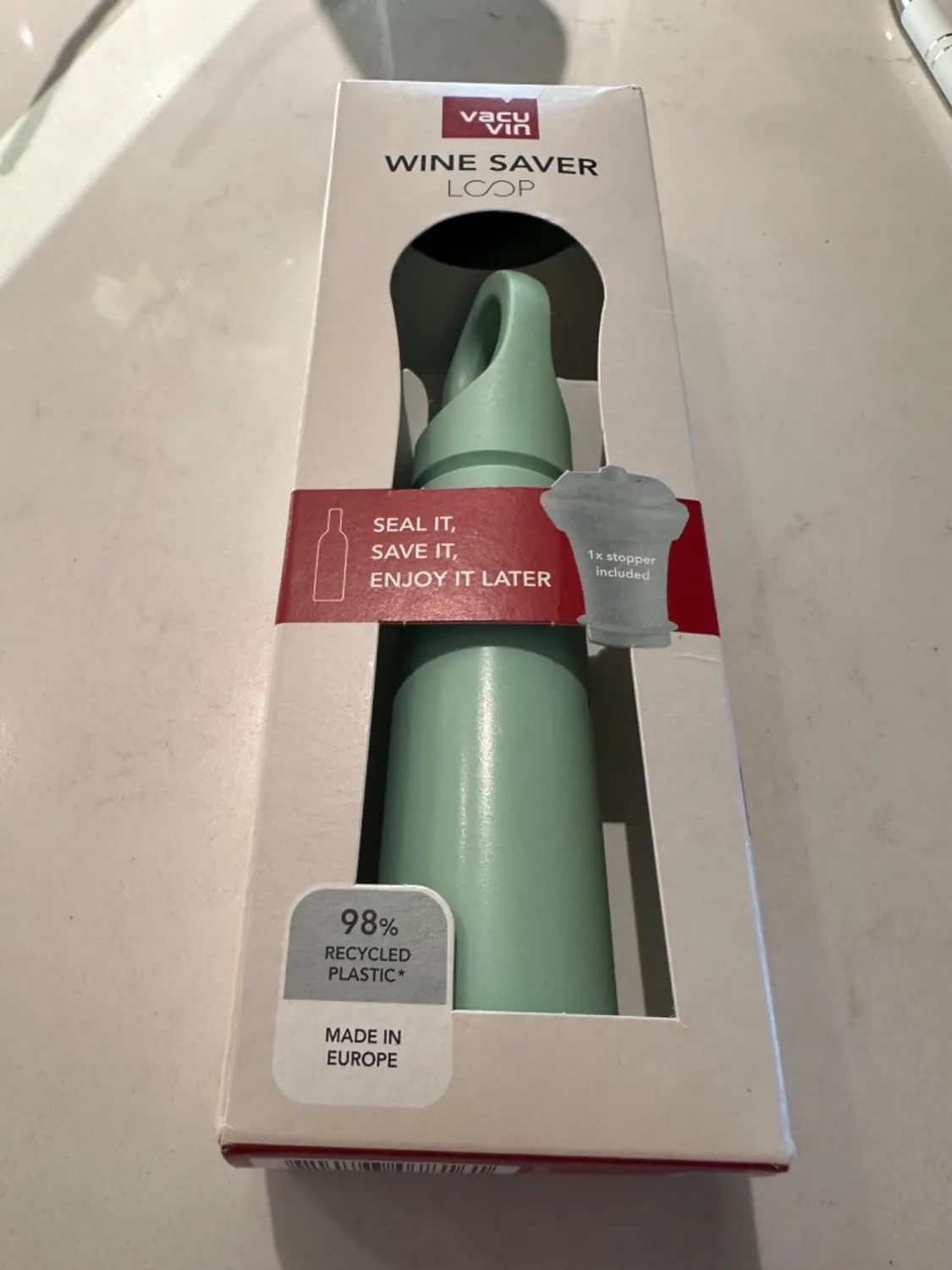 Vacu Vin Loop Wine Saver pompa vino