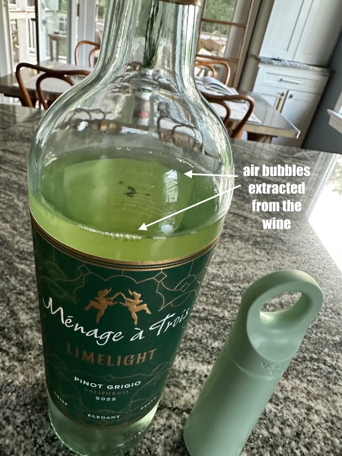 Vacu Vin Loop Wine Saver pompa vino