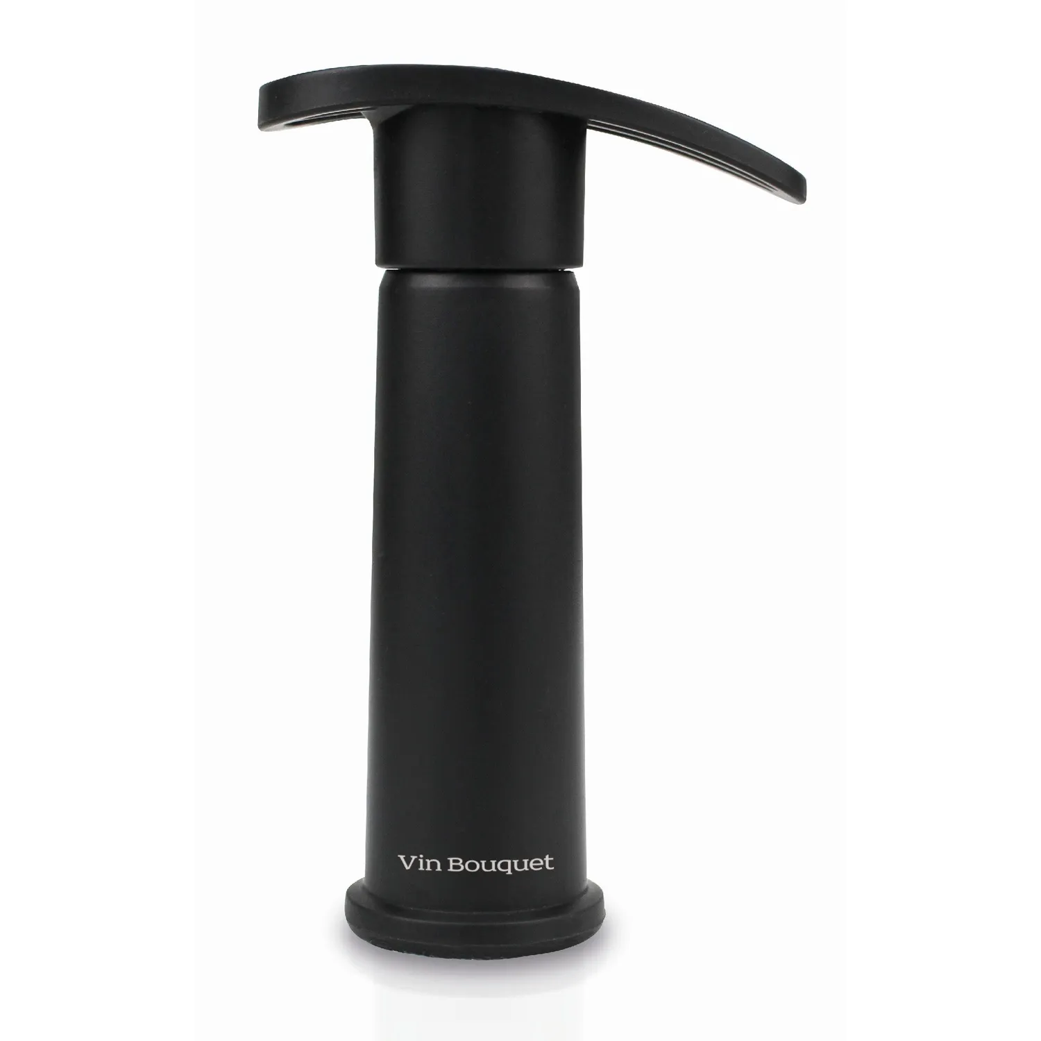 VinBouquet Pompa Vuoto Manuale Nera con 2 Tappi Vino