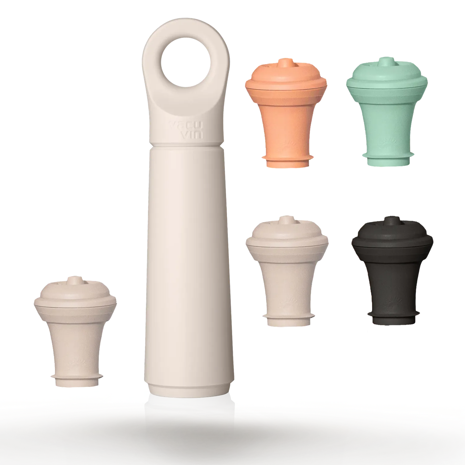 Vacuvin Loop Wine Saver Pompa Vino 5 Tappi