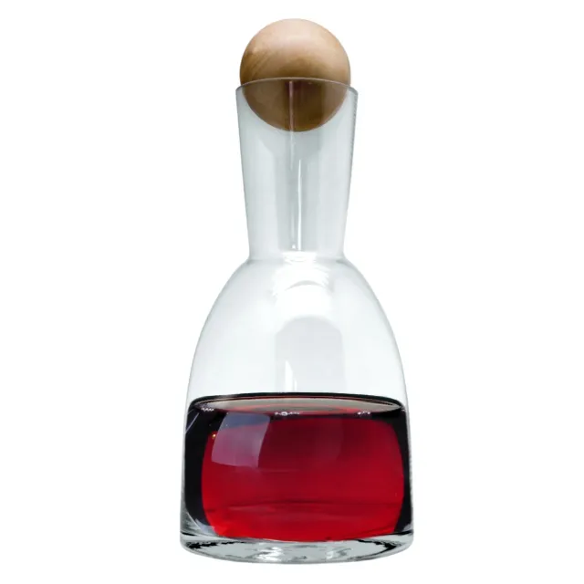VinBouquet decanter per vino 1,2 l con chiusura in legno