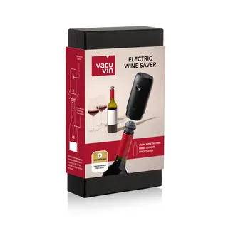 Vacuvin set vino elettrico con apribottiglie e pompa sottovuoto