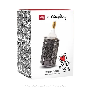 Vacuvin Hive Keith Haring raffreddabottiglie acciaio inox