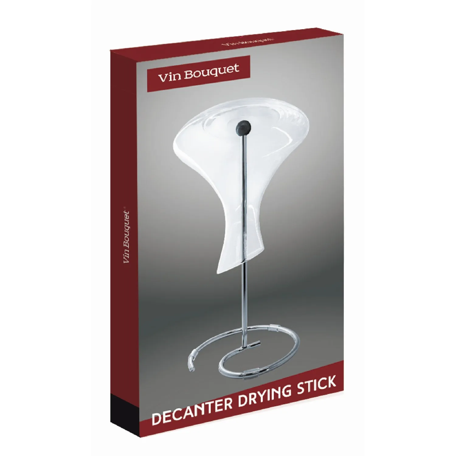 VinBouquet Supporto Pieghevole Acciaio per Decanter Vino