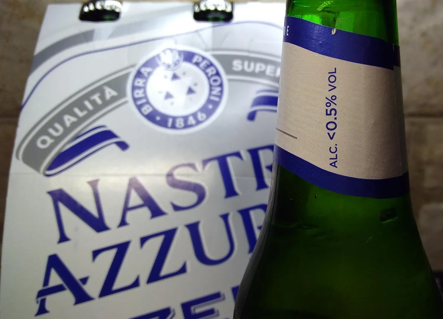 Peroni Nastro Azzurro 0.0 Birra Analcolica Secca
