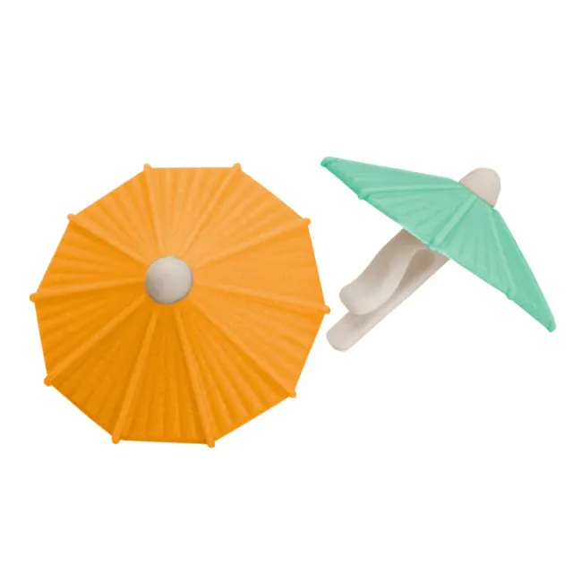 VinBouquet Ombrellone Segnabicchieri Silicone 6 Pezzi Colorati
