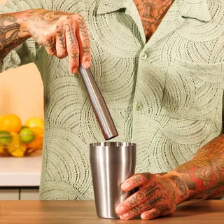 Vacuvin pestello cocktail acciaio spazzolato