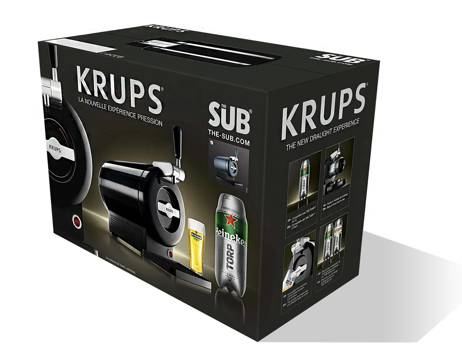 Krups THE SUB Grey Edition VB650B Spillatore Birra 2L