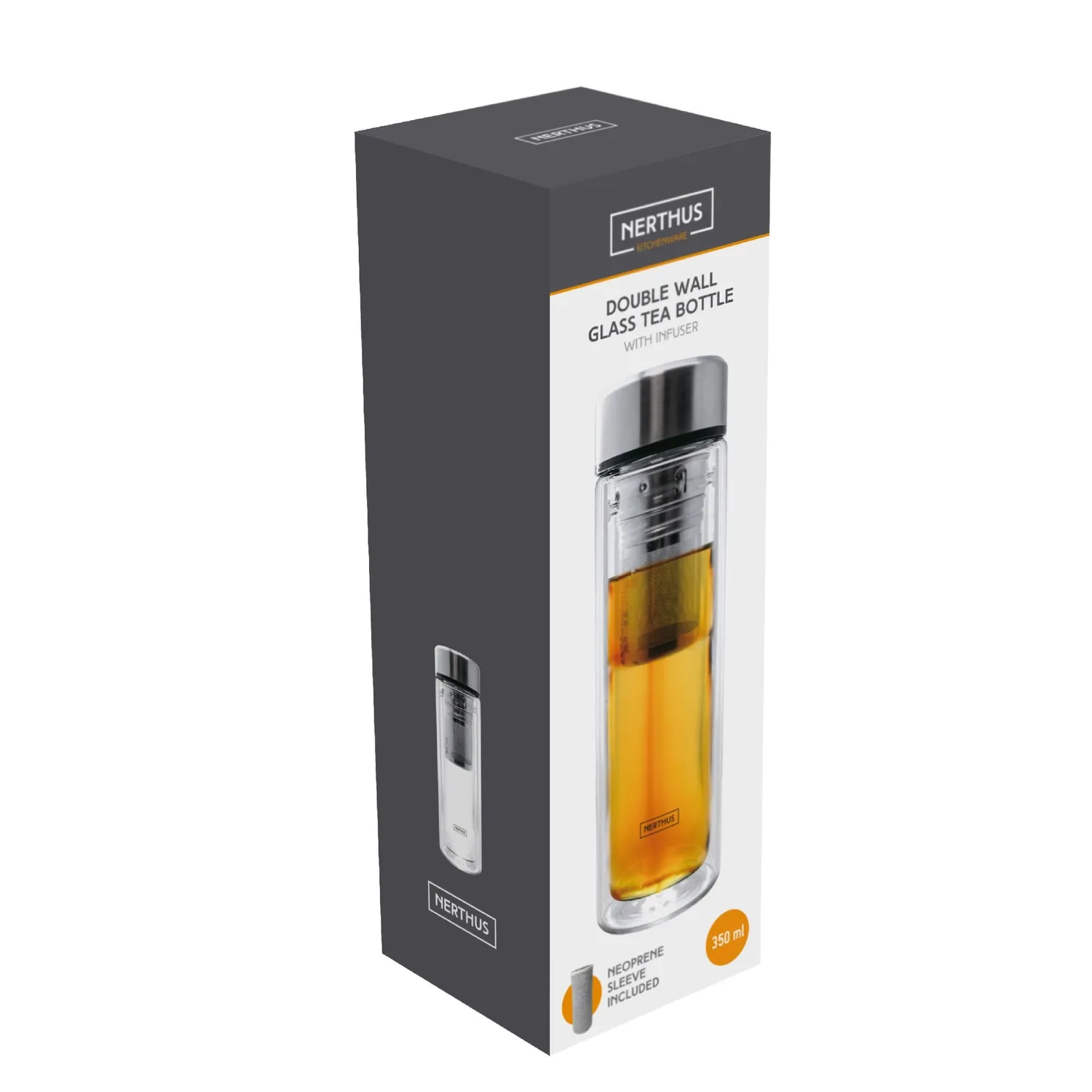 VinBouquet Bottiglia Vetro 350 ml con Infusore