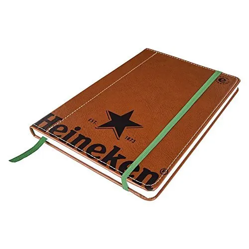 HEINEKEN BLADE Quaderno per appunti in pelle PU cammello