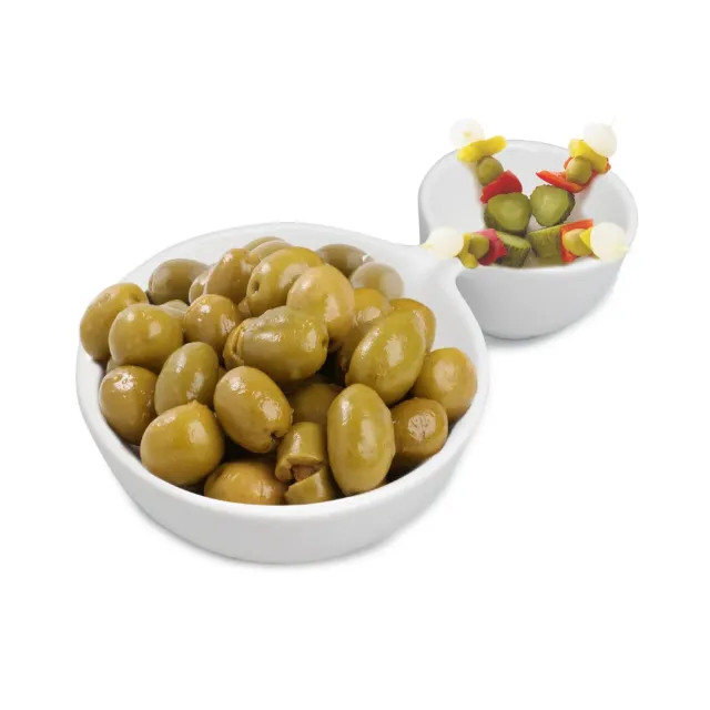 VinBouquet Ciotola doppia per antipasti in porcellana