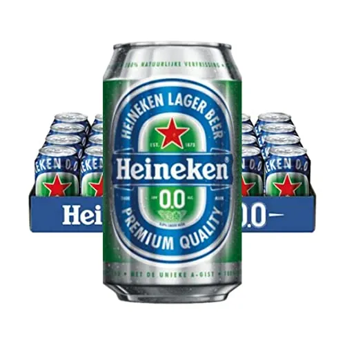 Heineken 0.0 birra lager analcolica 24x33cl