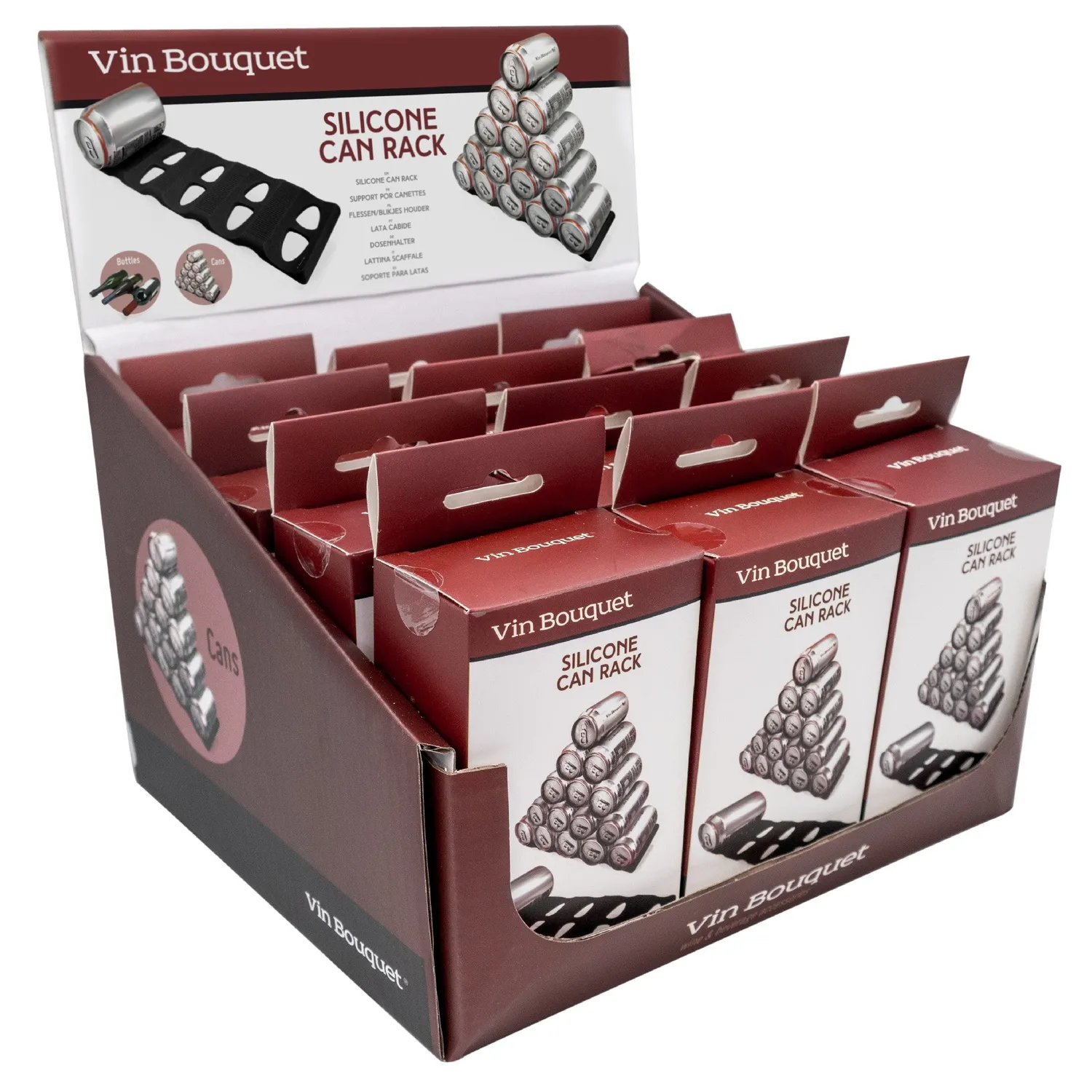 VinBouquet Supporto Lattine Impilabile 15 Lattine