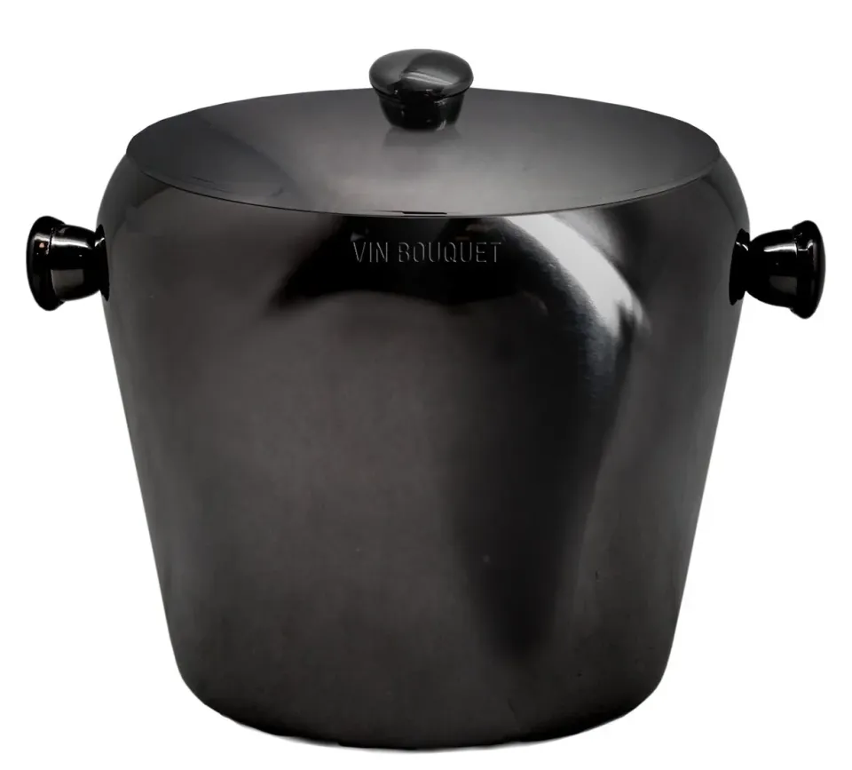 Vin Bouquet secchiello del ghiaccio nero 2 l finitura grafite